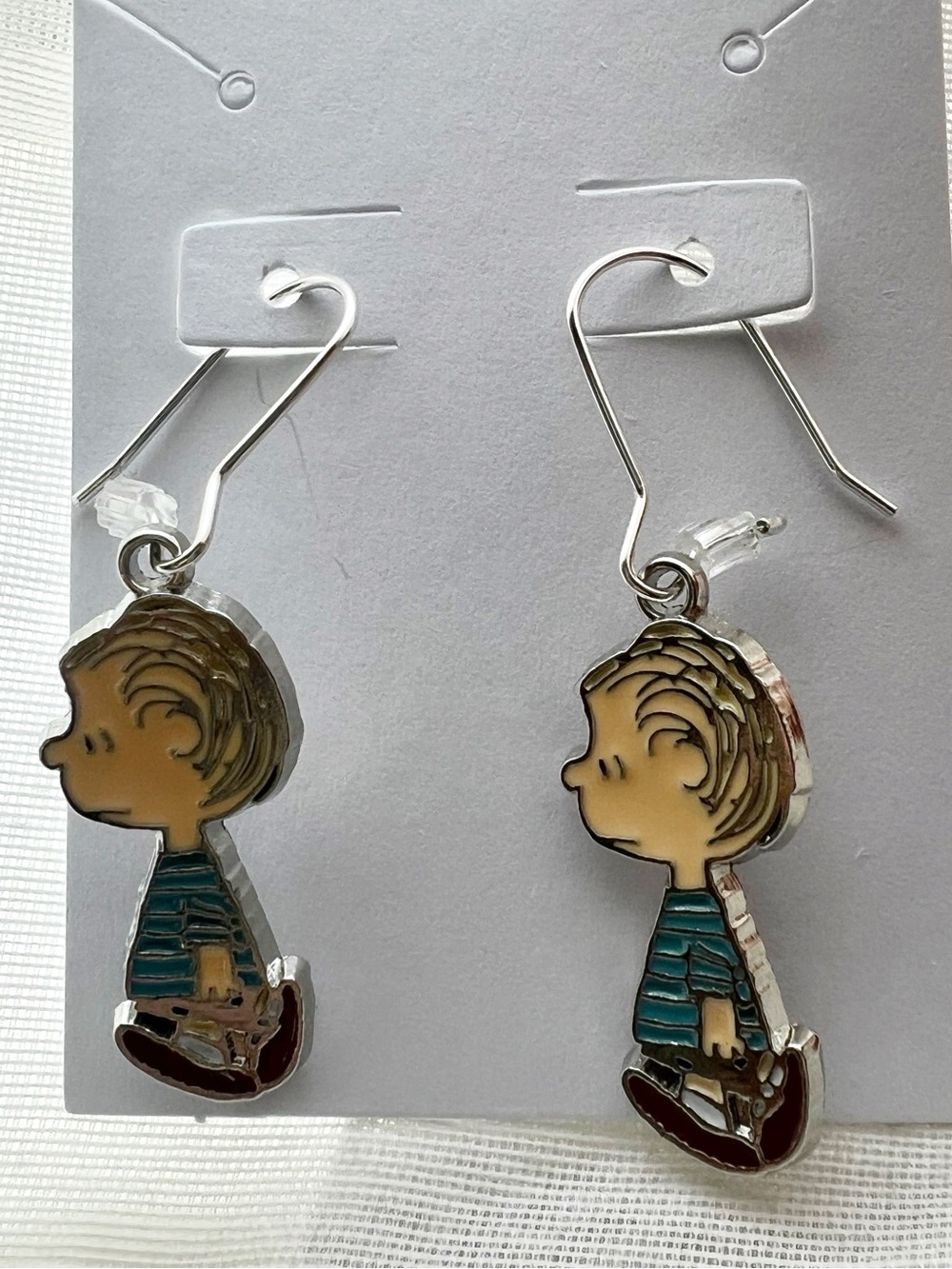 Peanuts Linus Character Statement Earrings Officially Licensed - New!